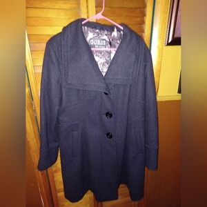 Guess Black and White Patterned Garment Size XL